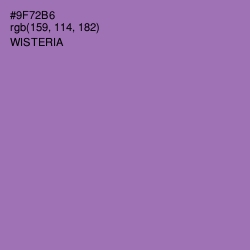 #9F72B6 - Wisteria Color Image