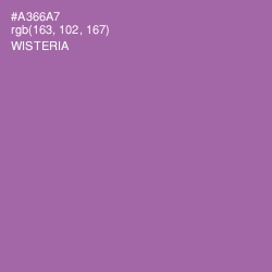 #A366A7 - Wisteria Color Image