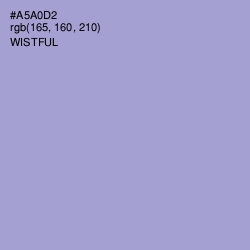 #A5A0D2 - Wistful Color Image