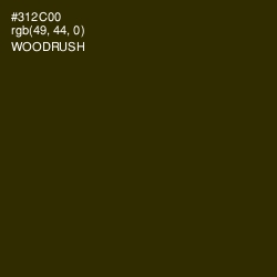 #312C00 - Woodrush Color Image
