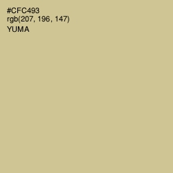 #CFC493 - Yuma Color Image