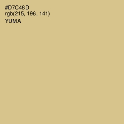 #D7C48D - Yuma Color Image