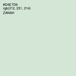 #D4E7D6 - Zanah Color Image