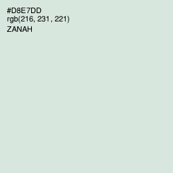 #D8E7DD - Zanah Color Image