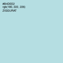 #B4DEE2 - Ziggurat Color Image