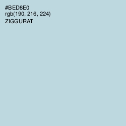 #BED8E0 - Ziggurat Color Image