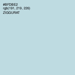 #BFDBE2 - Ziggurat Color Image