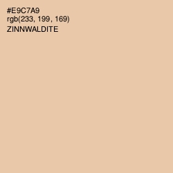 #E9C7A9 - Zinnwaldite Color Image