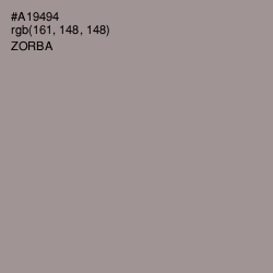 #A19494 - Zorba Color Image